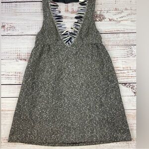 Elegant Gray Midi Dress